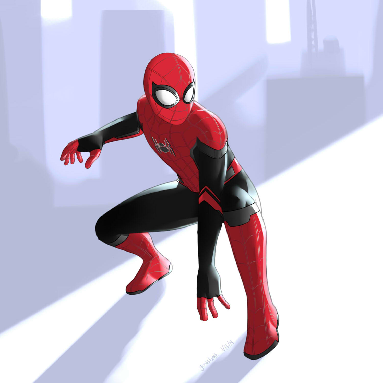 Quick Art I Did Just Because That Spider Man Far From Home Trailer Was Dope Spiderman