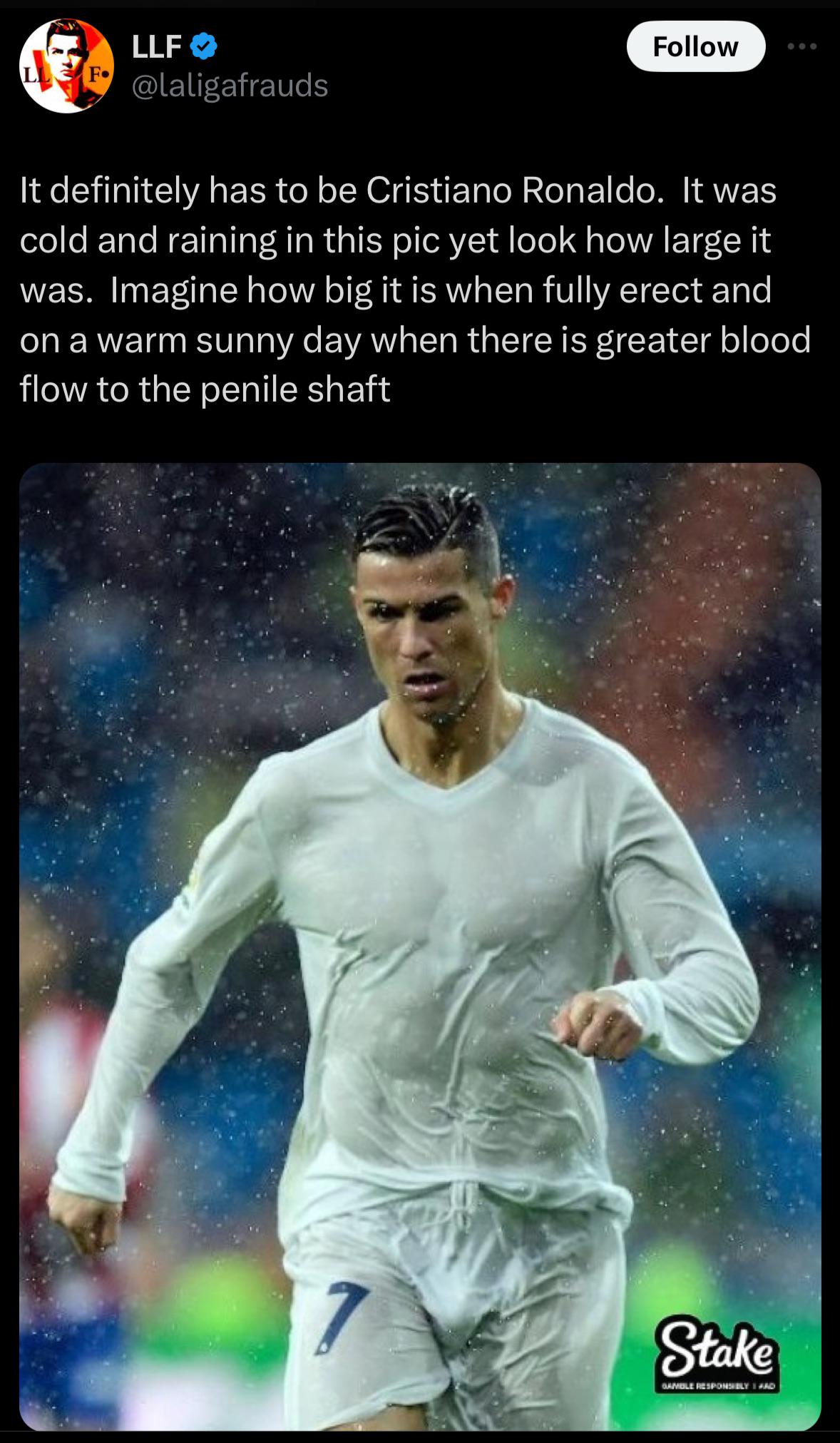 Average Ronaldo Fan unprompted : rsoccercirclejerk