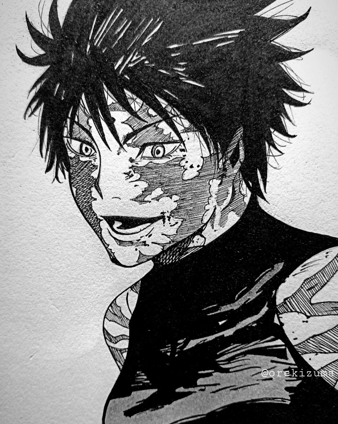 [art] i drew maki zenin from jujutsu kaisen
