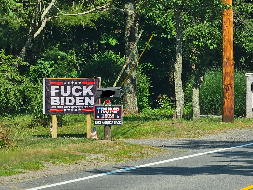 Whos got the weirdest political sign on Cape? : rCapeCod
