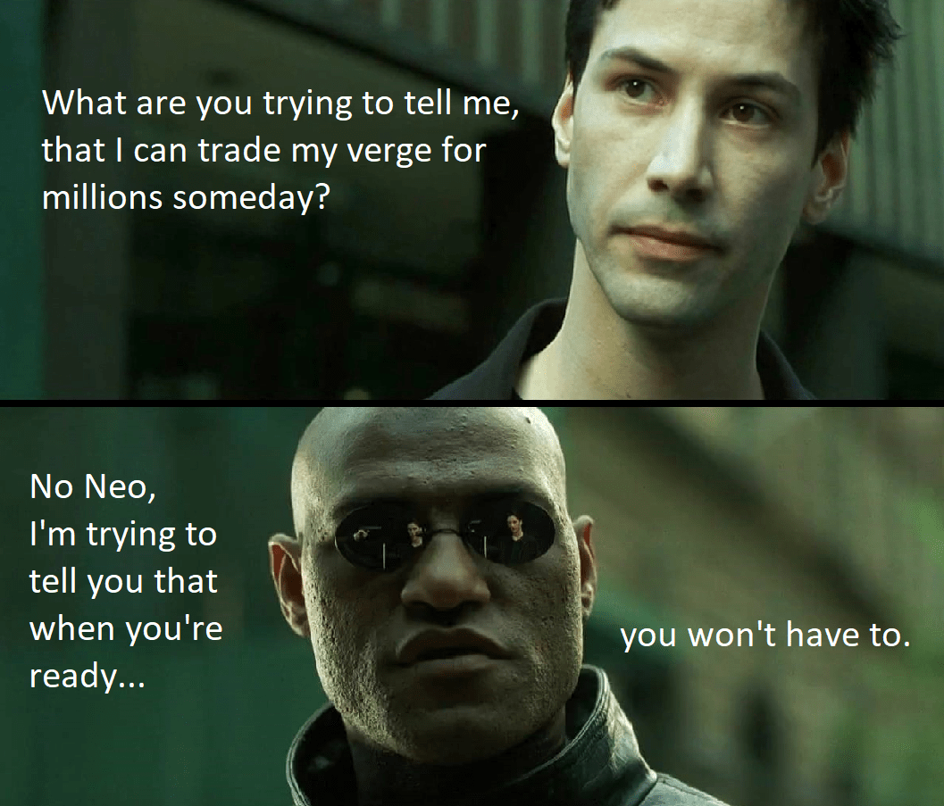 With verge and tpay debit and credit cards coming out....