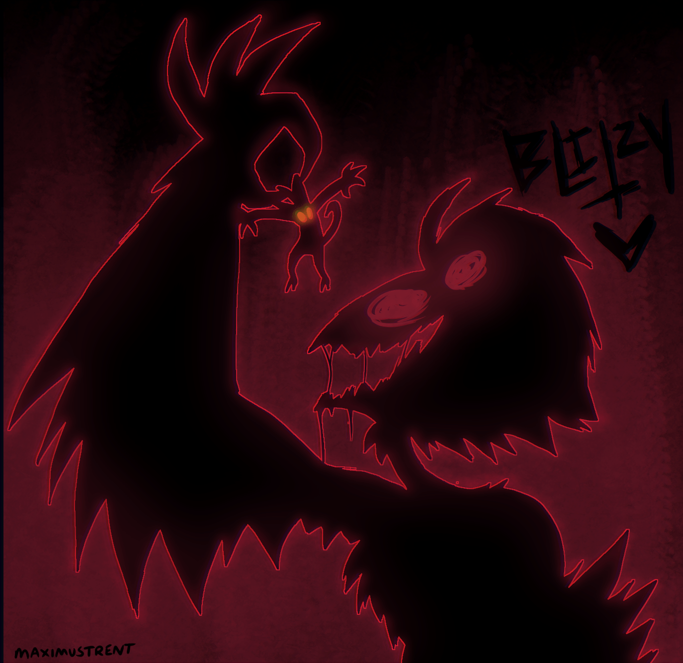 Scary Stolas Drawing I wanted to do : r/HelluvaBoss