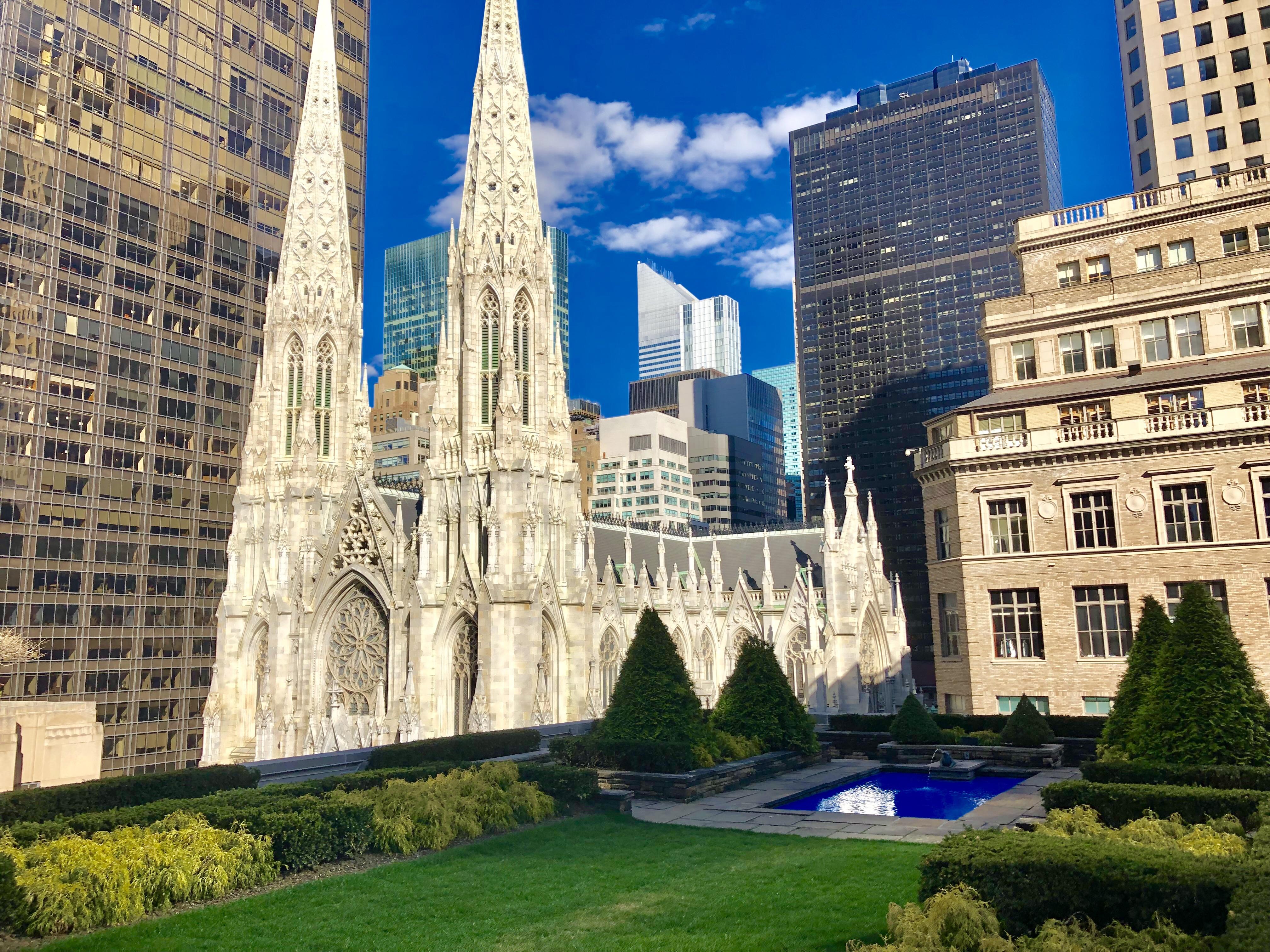 Private rooftop garden in nyc