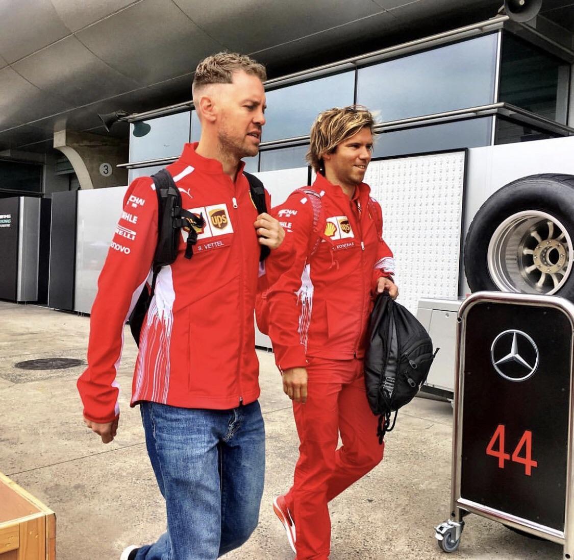 So Seb Is Back With His Undercut Hair Formula1