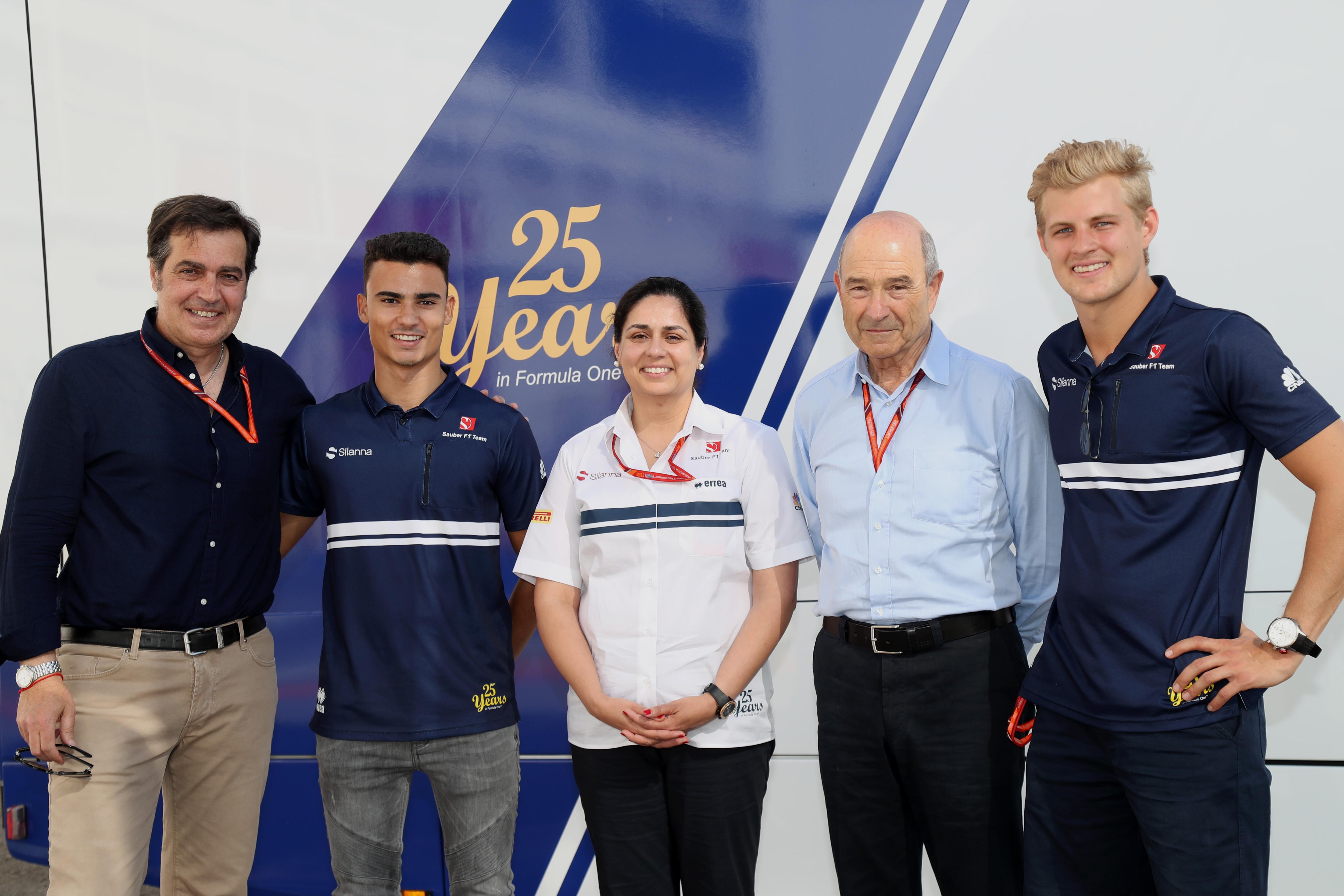 Sauber F1 Team Family Picture From Spain Formula1