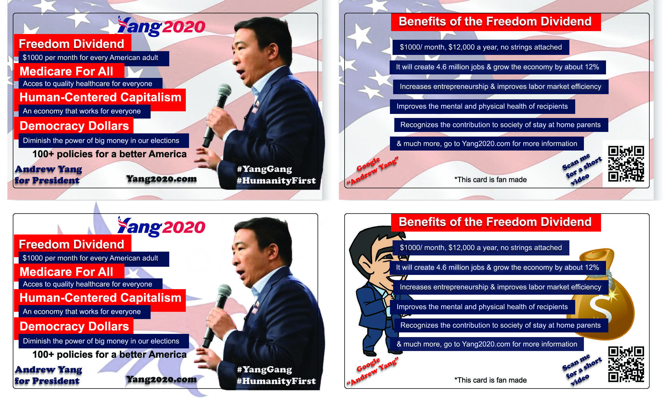 Finishing Up Yang Business Card Need Input Yangforpresidenthq