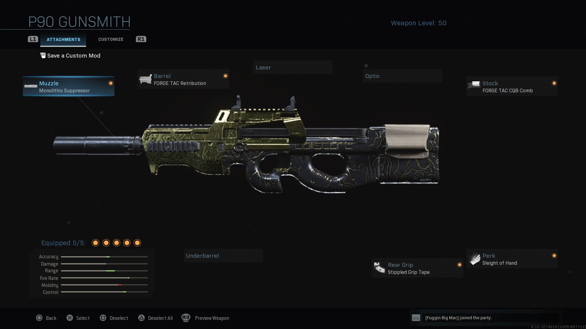 Fnh rep mo demos the p90 and then shooters fire it on a gun range.footage taken during the shot show 2008 in las vegas, nv. Gold Gun Guide 5 P90 The Series Of Reddit Posts To Share The Best Weapon Mods For Every Weapon I Achieve Gold Camo On Justification In Comments R Mwloadouts