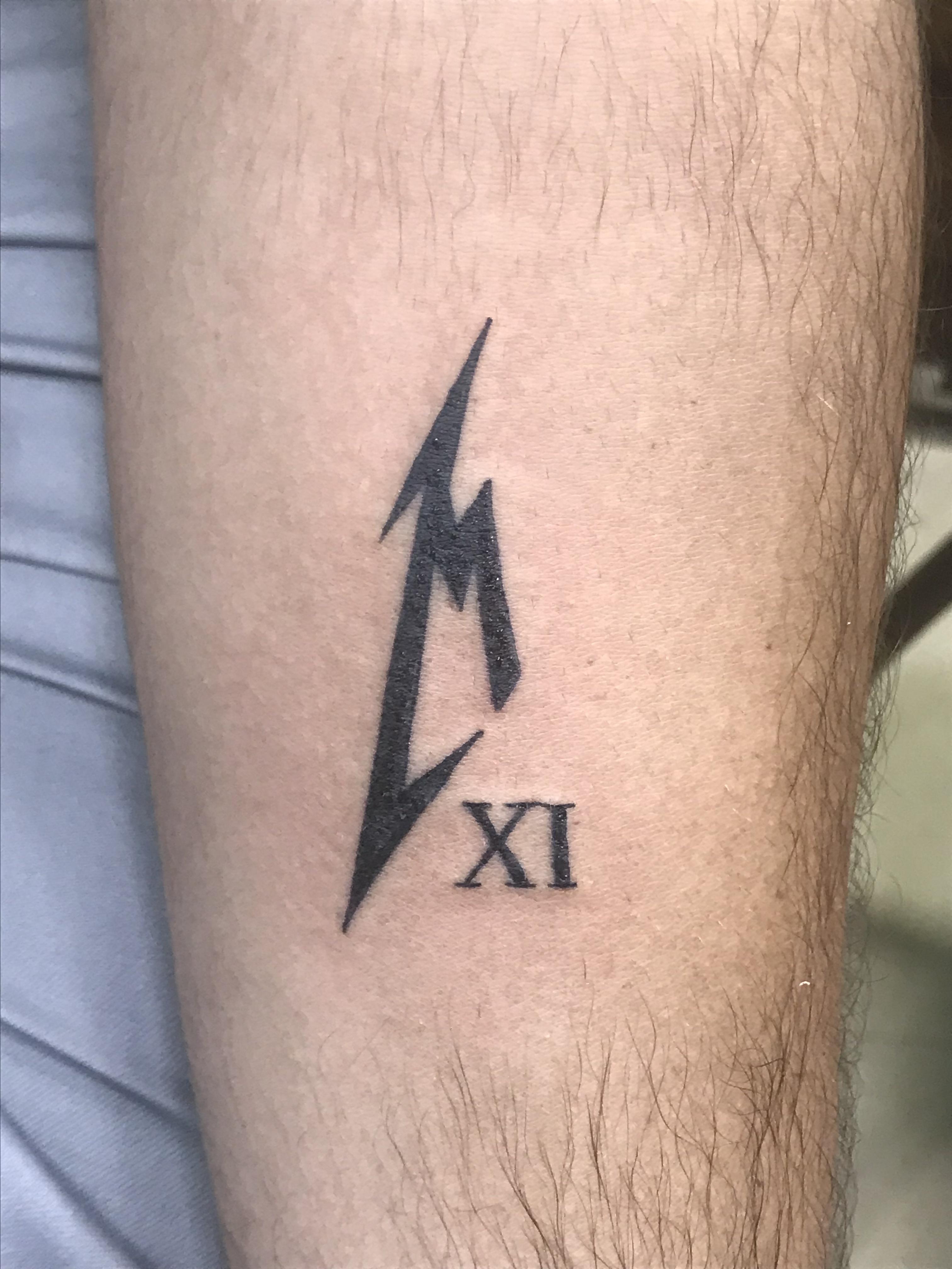 Finally Got A Metallica Tattoo. The 11 Is My Sisters Birth Year, Her Name Begins With M Too. : R/Metallica 4032_x_3024_jpg