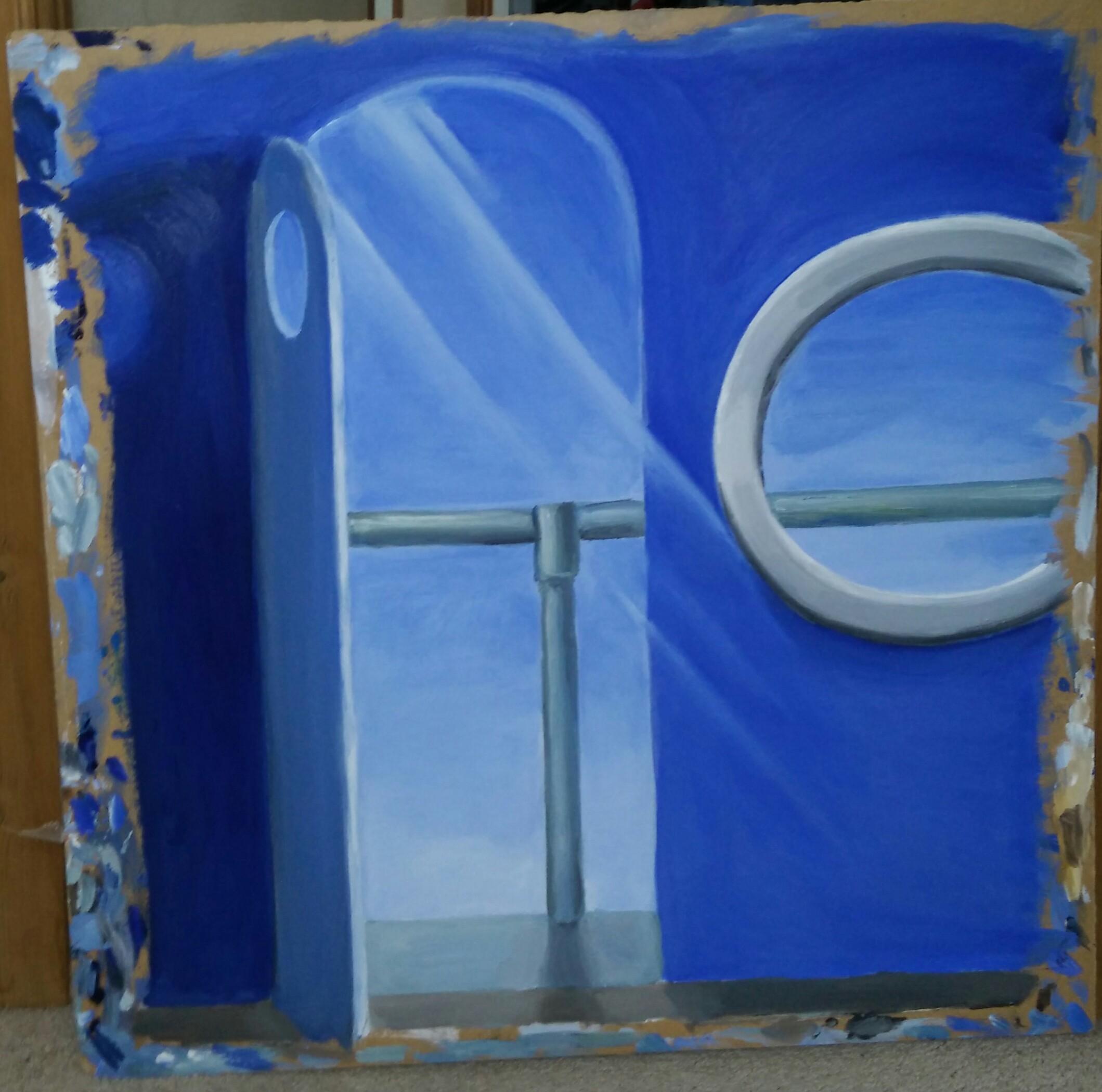 C418 one inspired oil painting