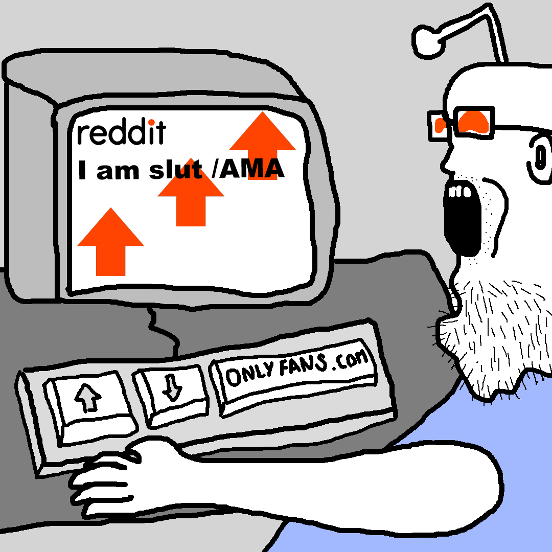 pic Soyjak Scream Gif upvote soyjak