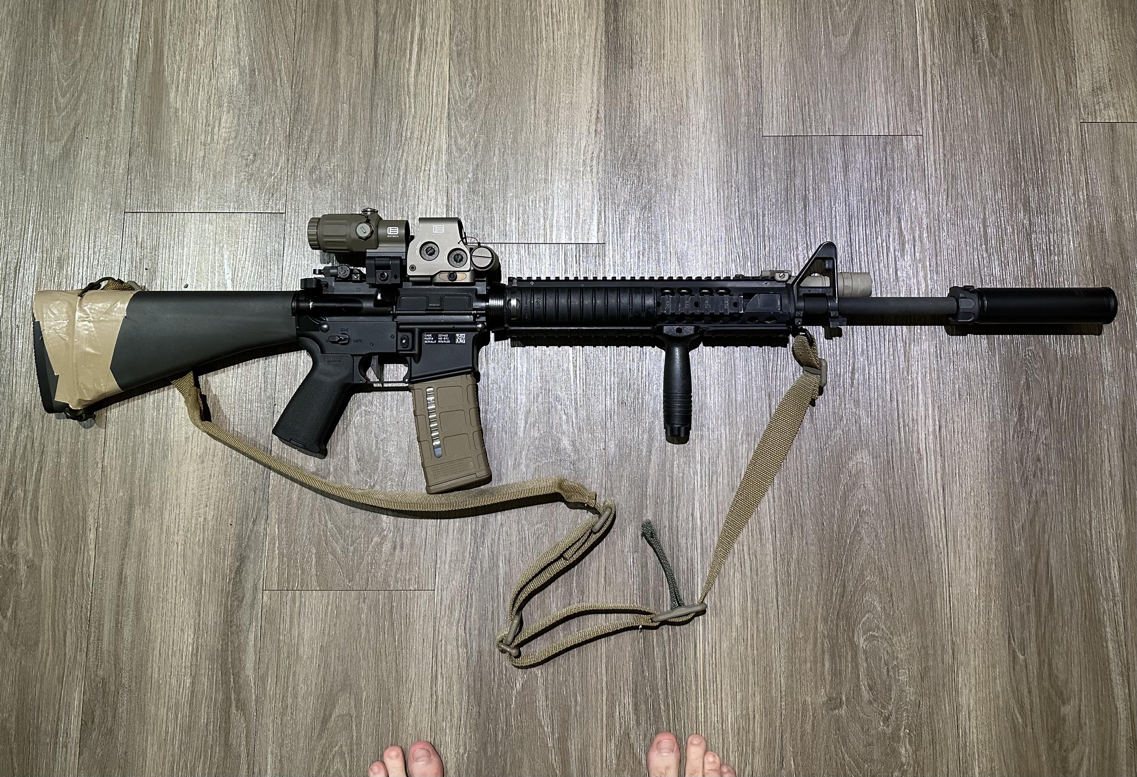 Use a musket for home defense, just as the founding fathers intended. :  rNFA