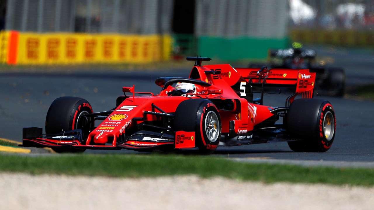 2019 Australian Grand Prix Sebastian Vettel In The Sf90