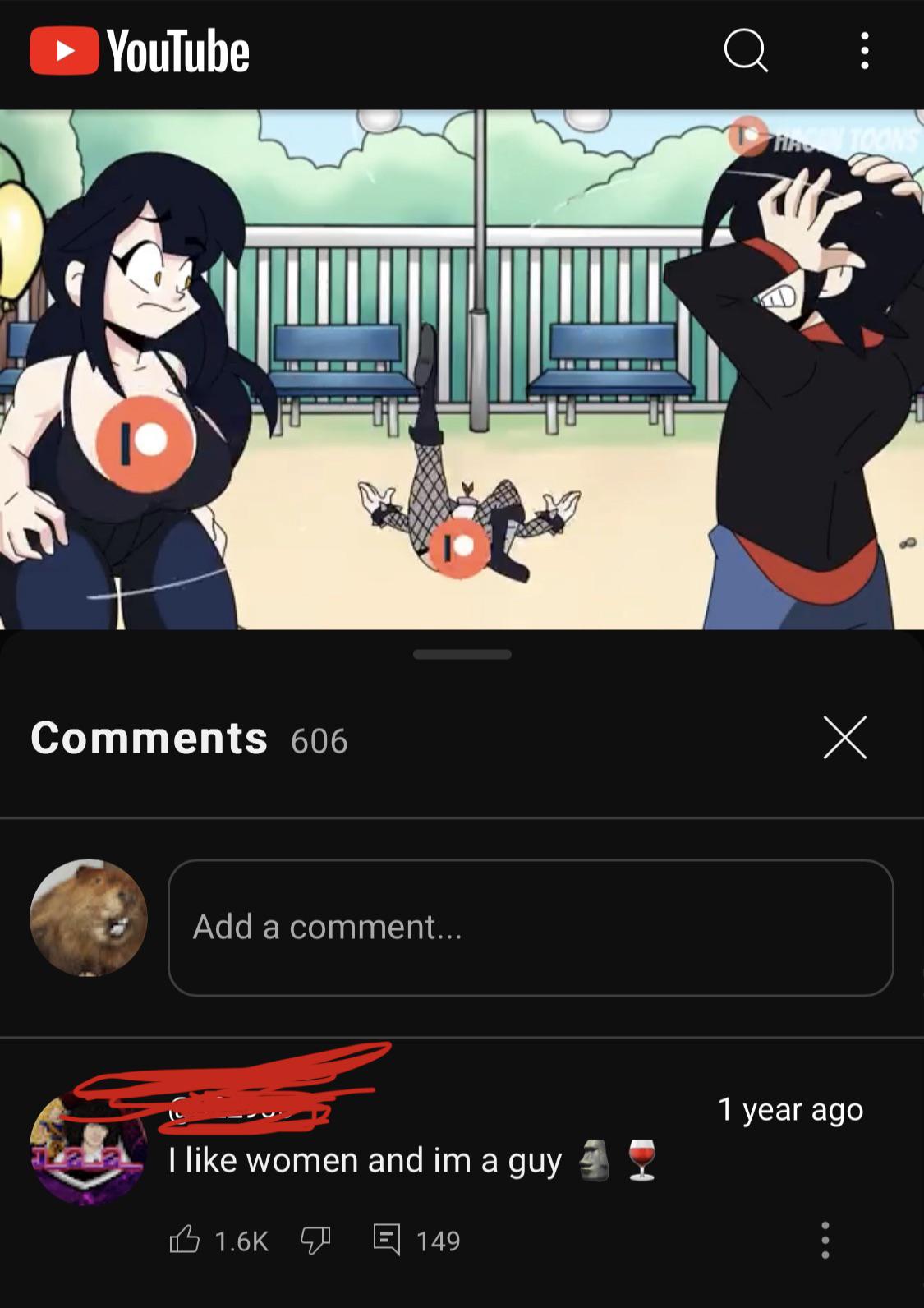 He found this video somehow : ryoungpeopleyoutube