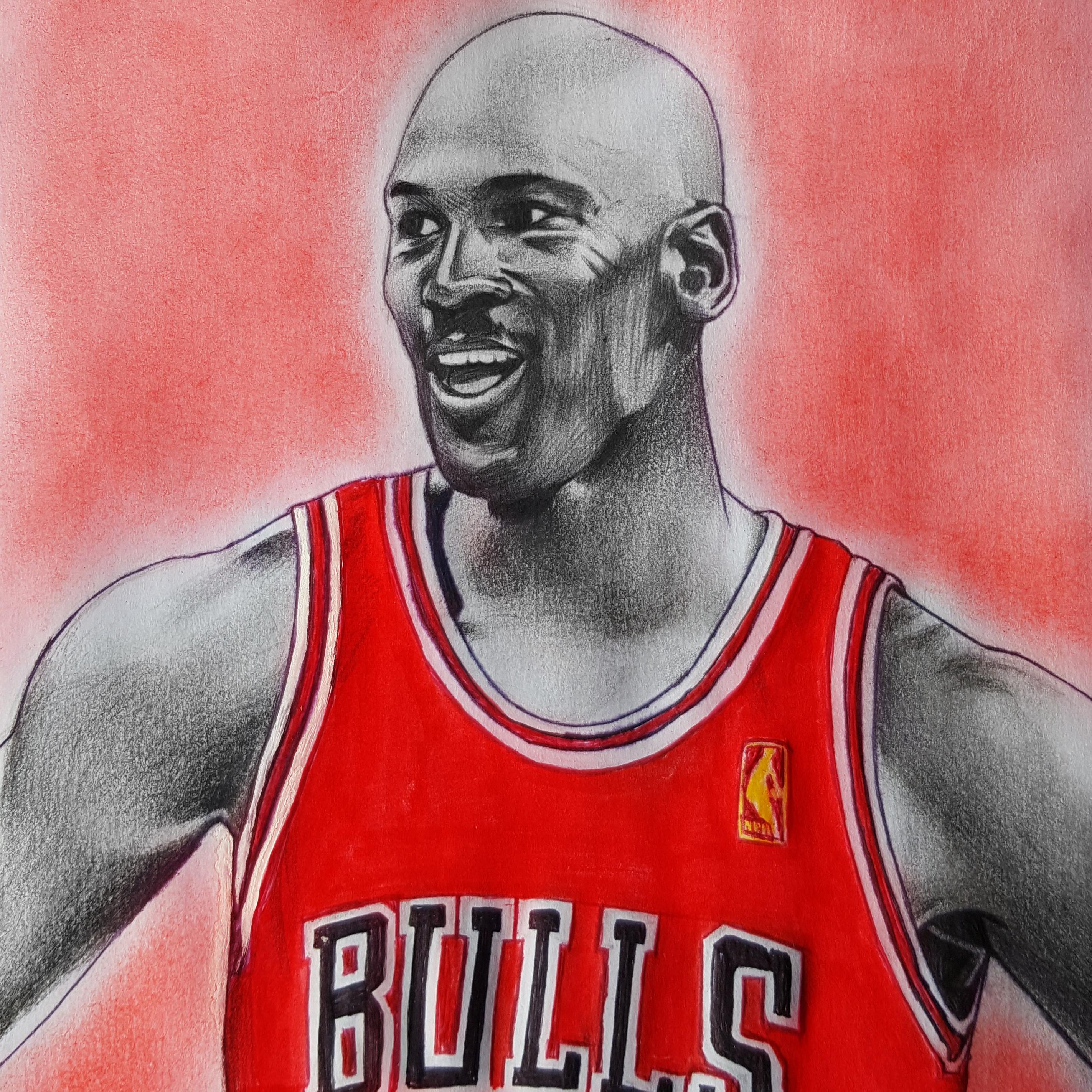 This is a great piece to add to a collection. I Did A Drawing Of Michael Jordan R Chicagobulls