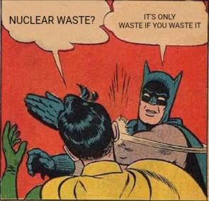 Recycling used nuclear fuel was invented in the USA