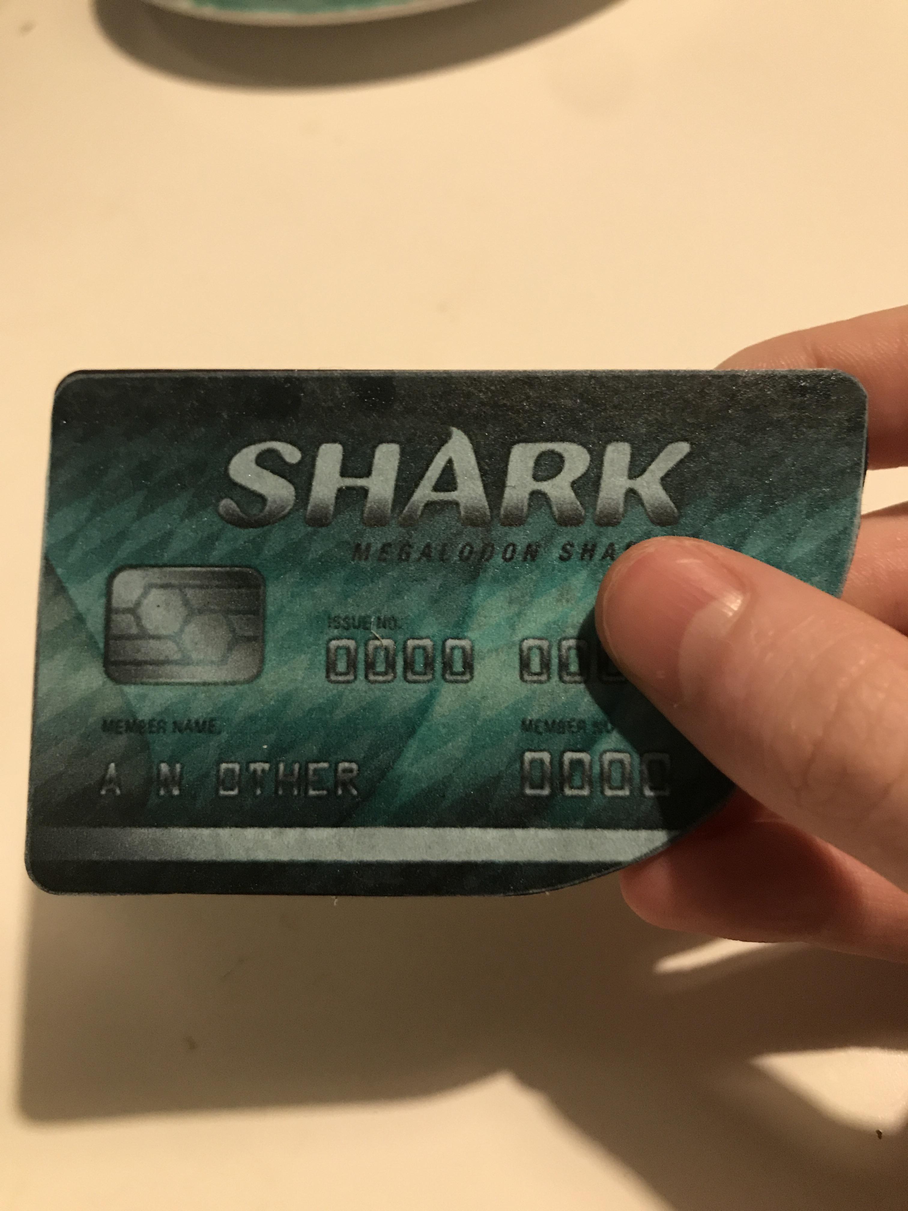 Be the first to rate this product! Decided to make an irl megalodon shark card : gtaonline