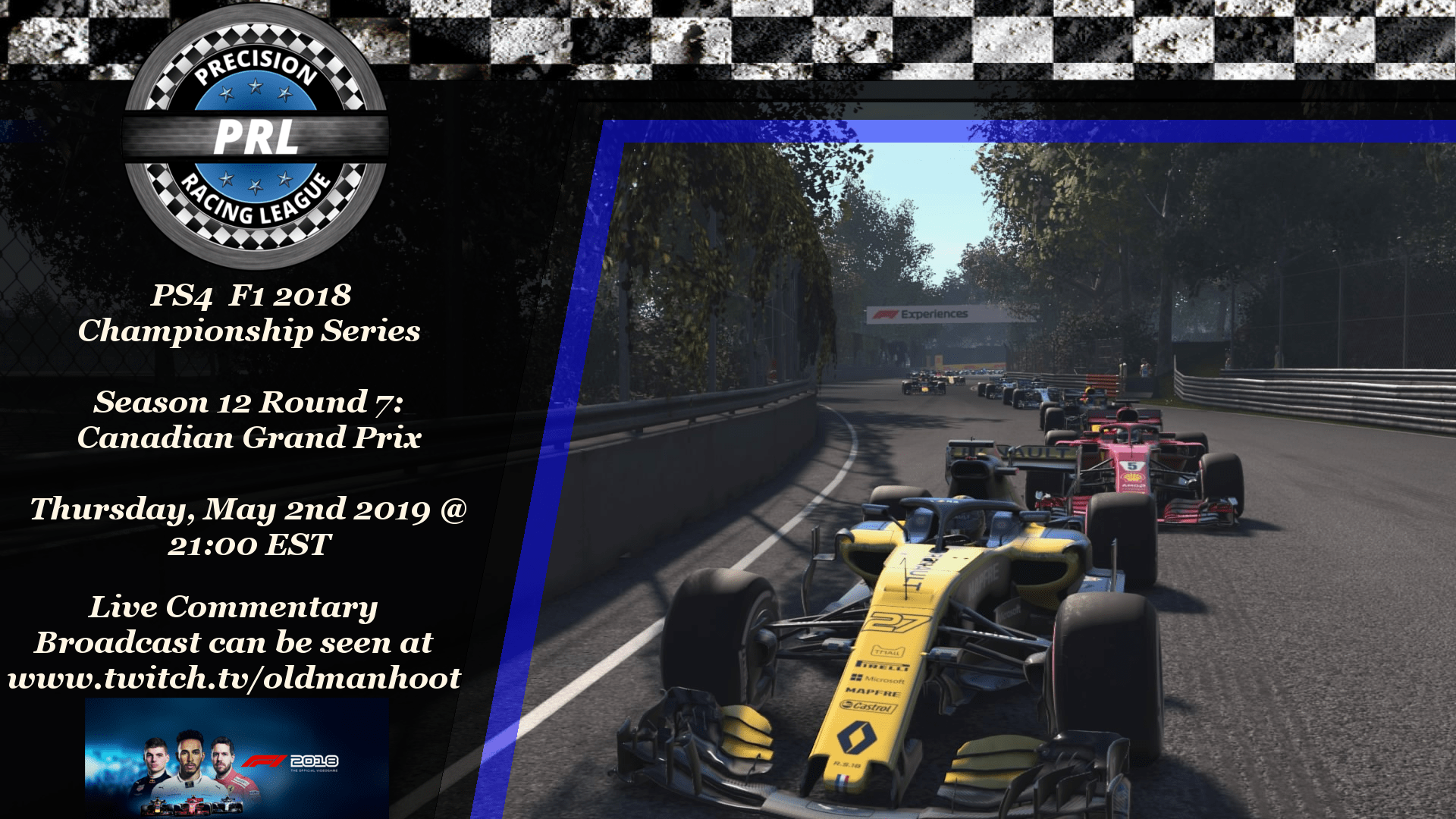 Tune In Tonight 9 00pm Est For Prl F1 League Racing With