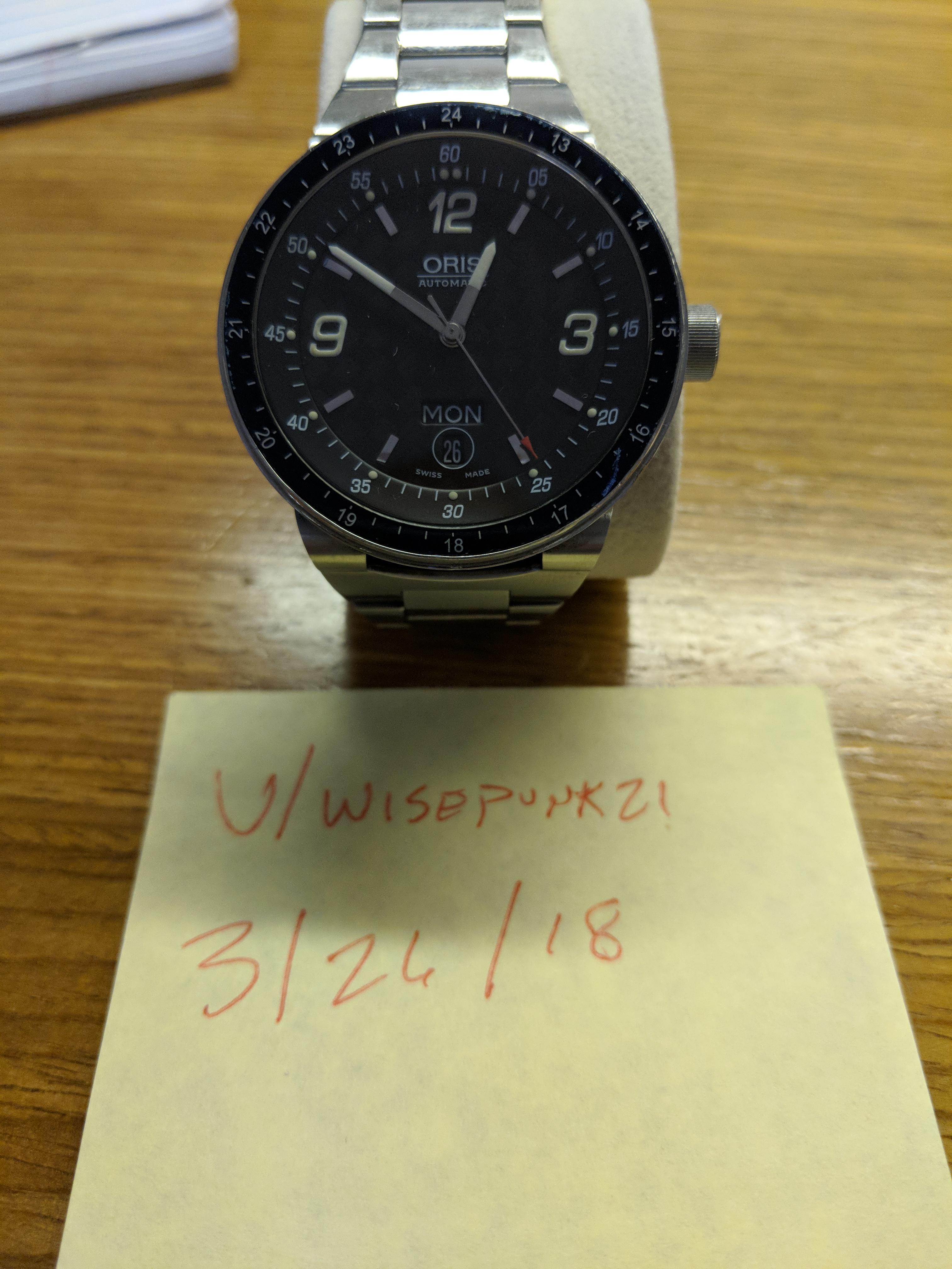 Wts Oris Williams F1 Racing Day Date 400 Watchexchange