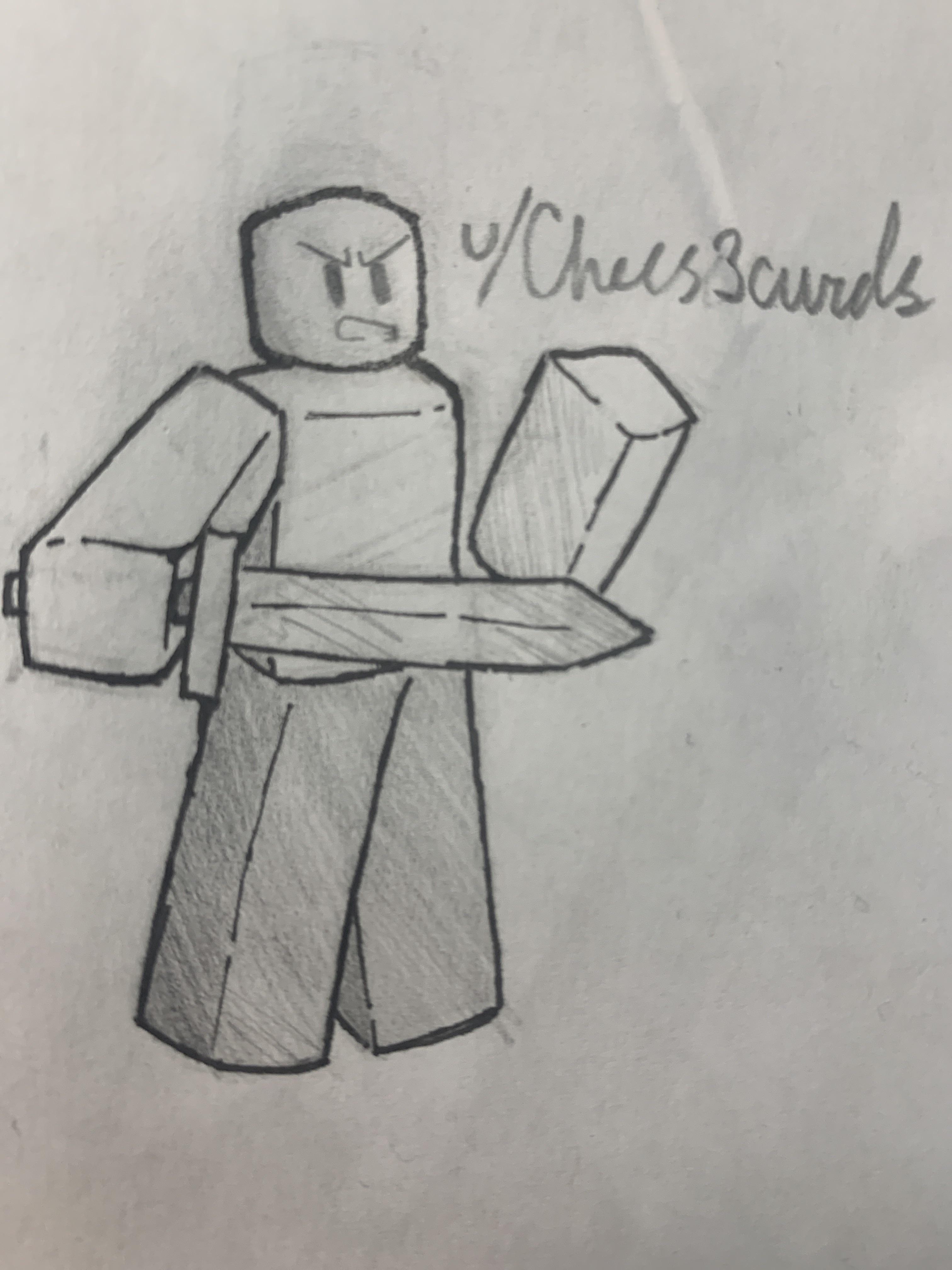 How To Draw Roblox Characters Step By Step 