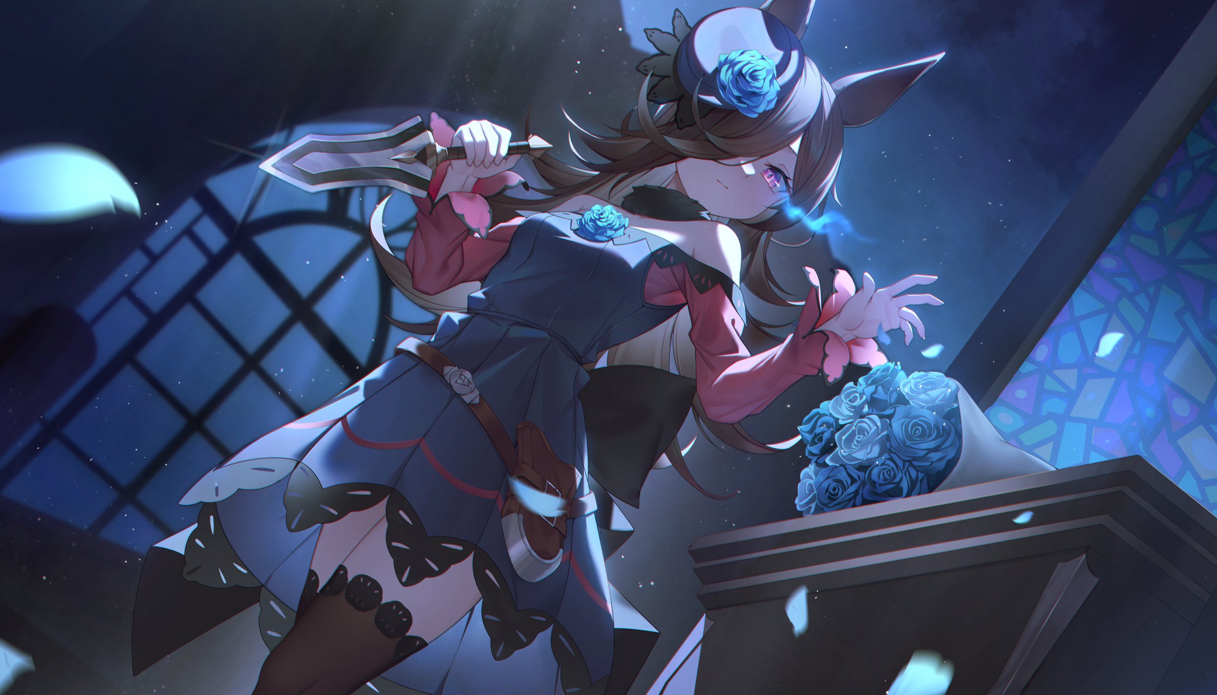 Blue Rose Uma Musume Pretty Derby R Fantasymoe 