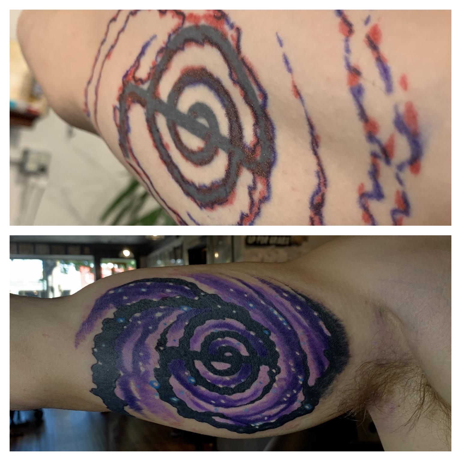 Cover Up By Chris At Hopeless Ink Vancouver Wa Tattoos