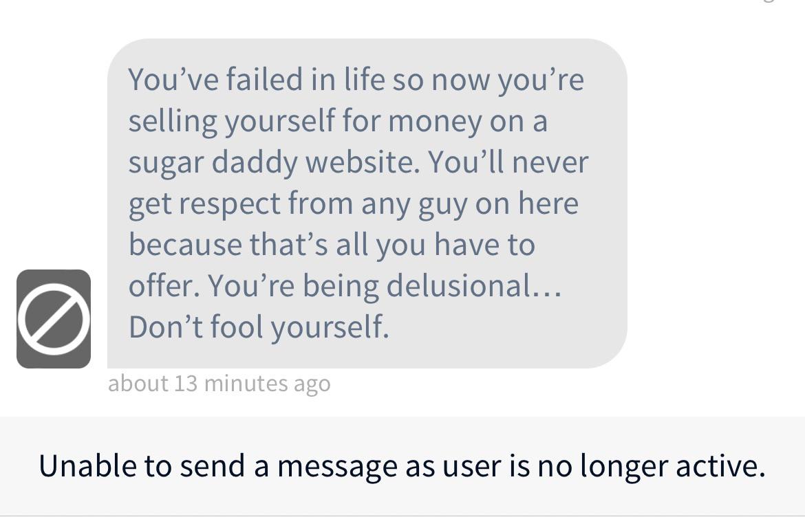 Its so depressing when you meet men that view sugar dating this way :  rsugarlifestyleforum