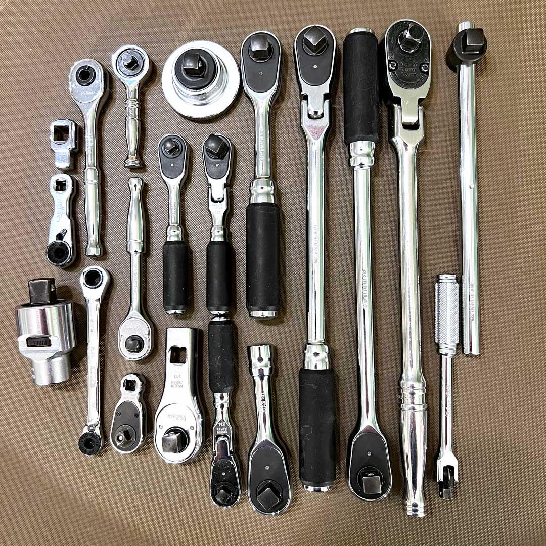 My ratchets… or most of them anyway. The majority are Koken, but theres a  few strays. : rTools