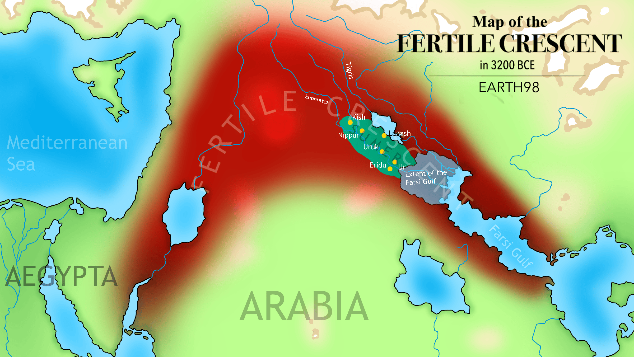 Where Is Fertile Crescent Located 