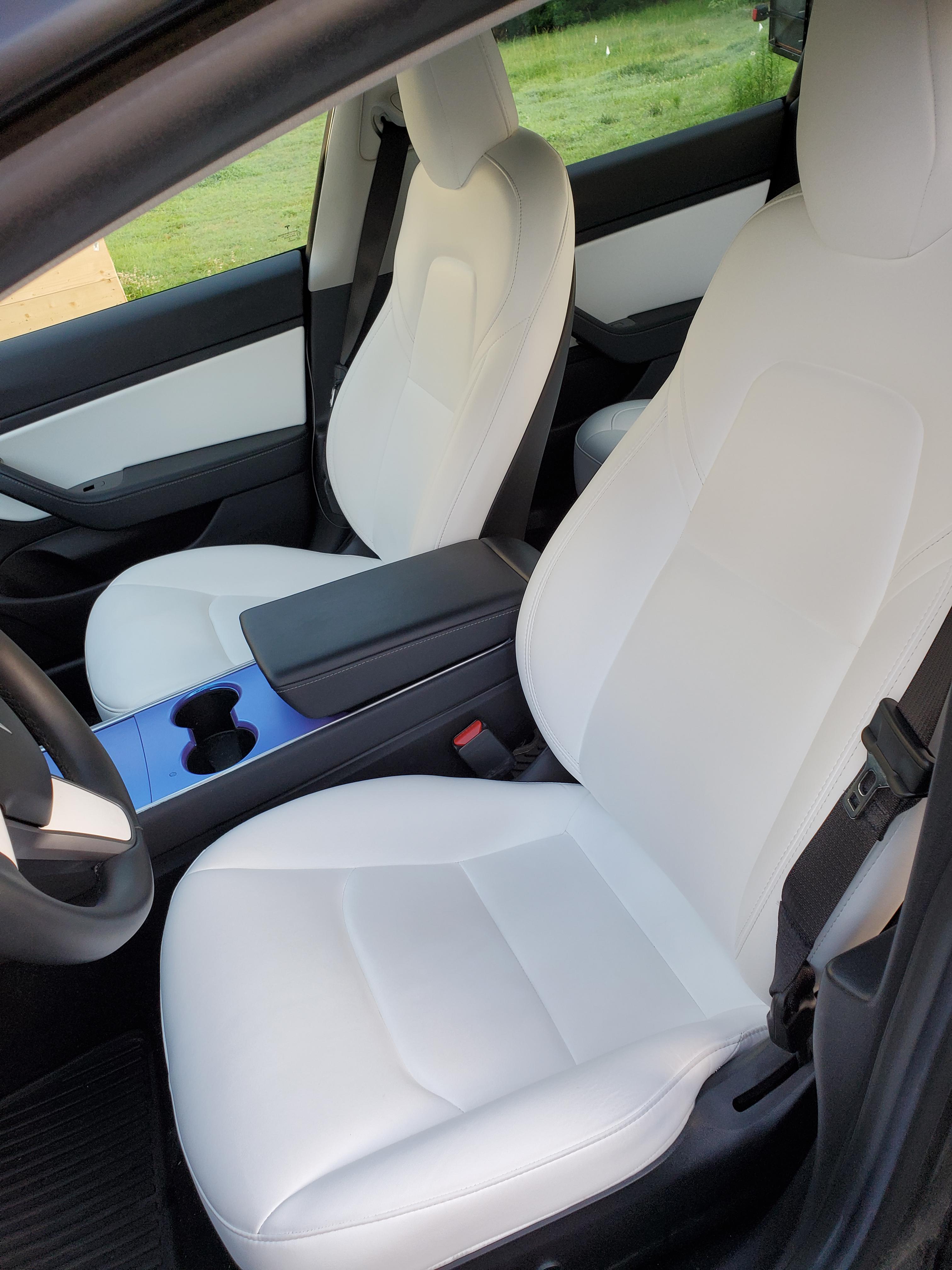 white interior after 2 years 44k miles denim jeans ketchup coffee grease hair dye and oil rteslamotors on white interior car reddit