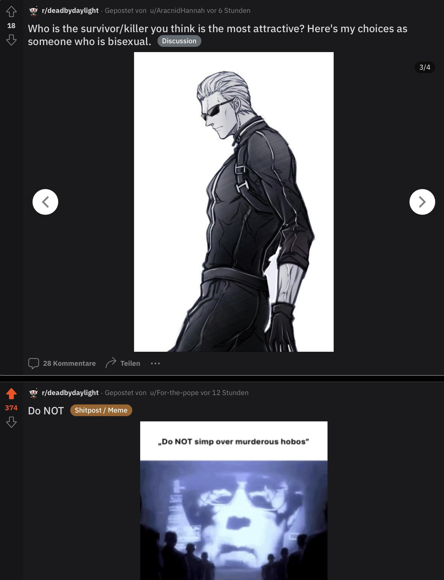 what would your opinion be on a succubusincubus killer? : rdeadbydaylight