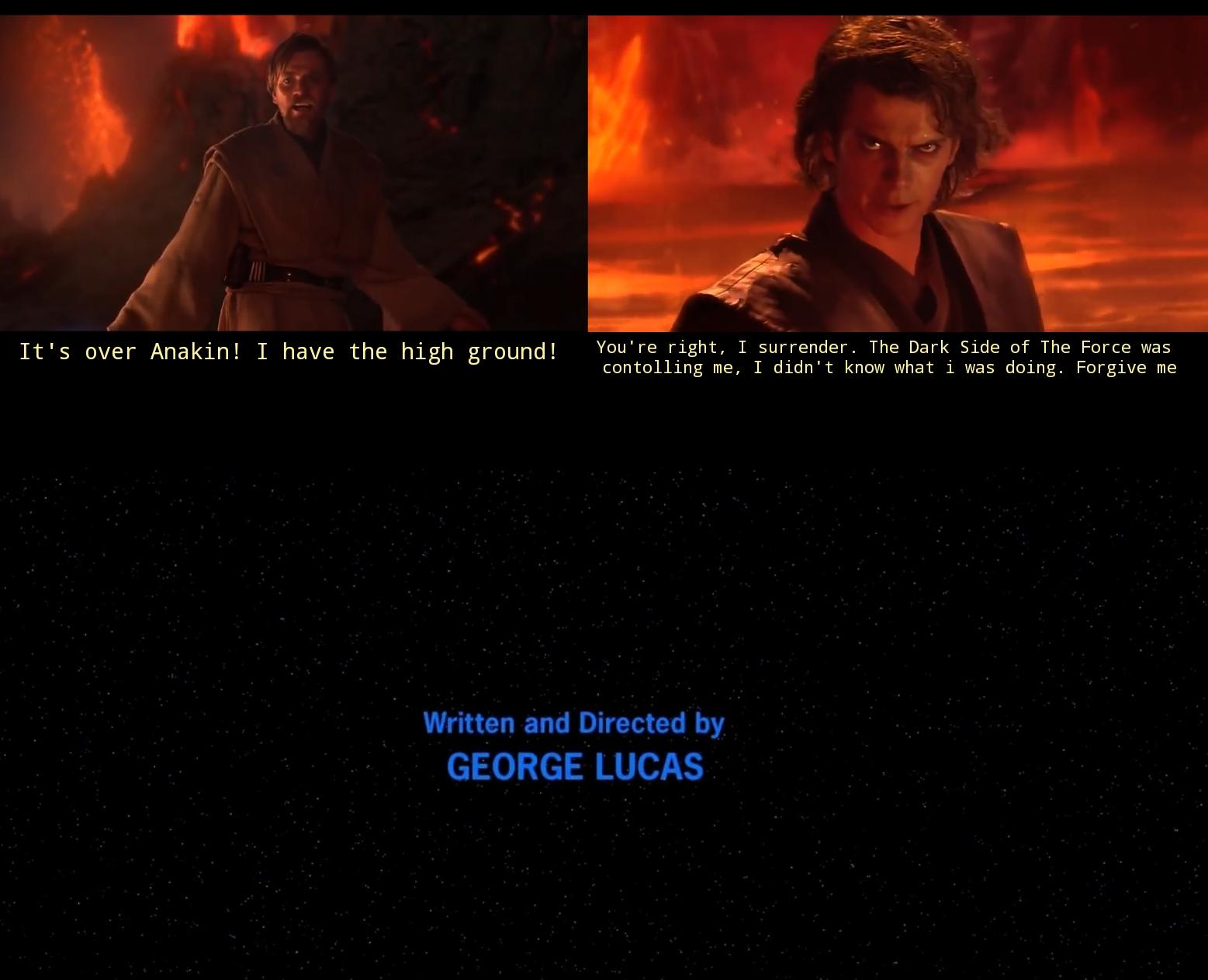 Find the newest george lucas meme meme. First Meme Here What Do You Think Prequelmemes