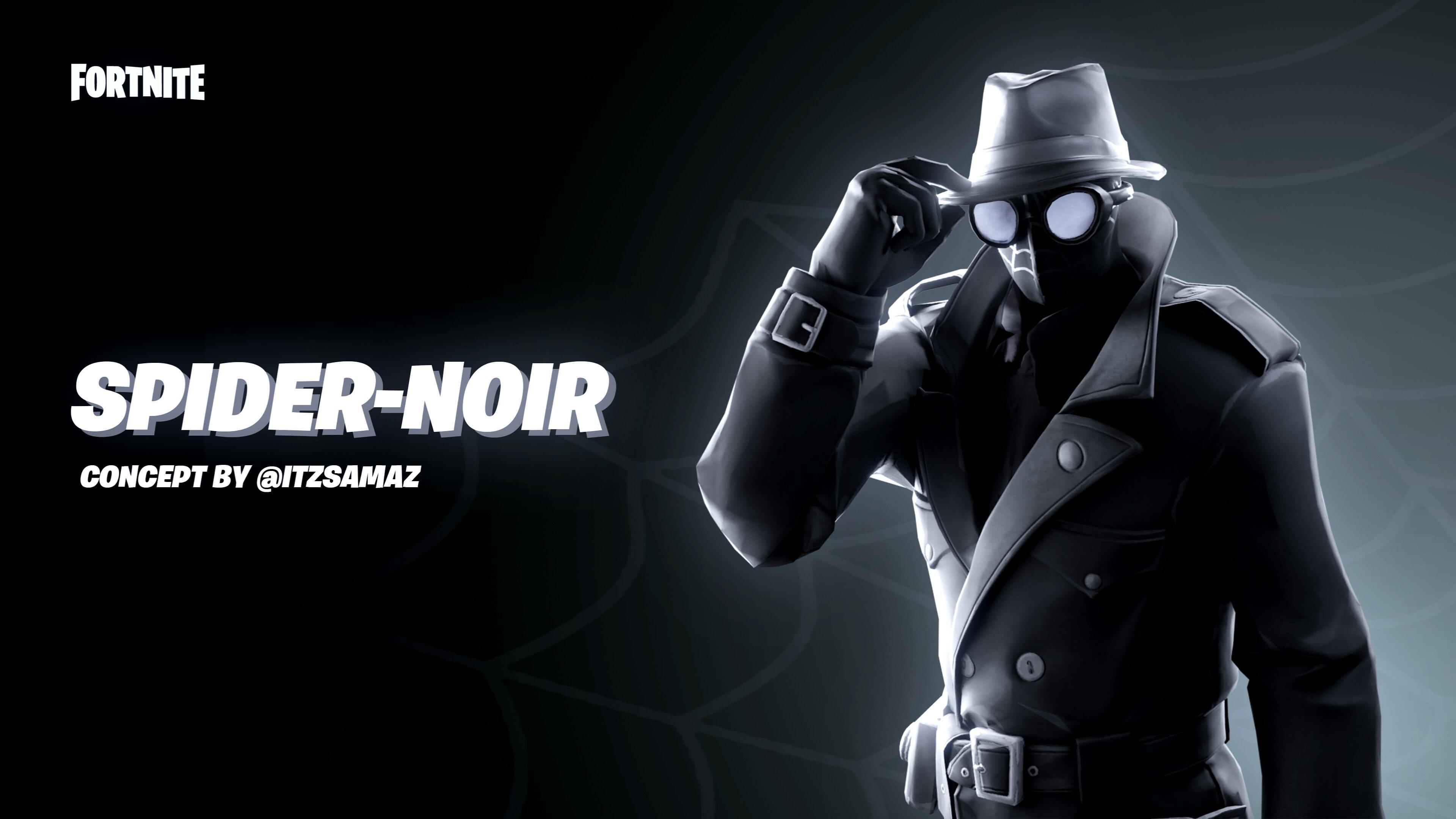 SPIDER NOIR Credit Itzsamaz Via Twitter R FortNiteBR 