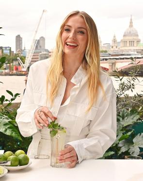 Sophie having a drink – London – July 2025