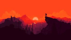 Solitude at Sunset [3840×2160] | check comment box for high-res link!🧡