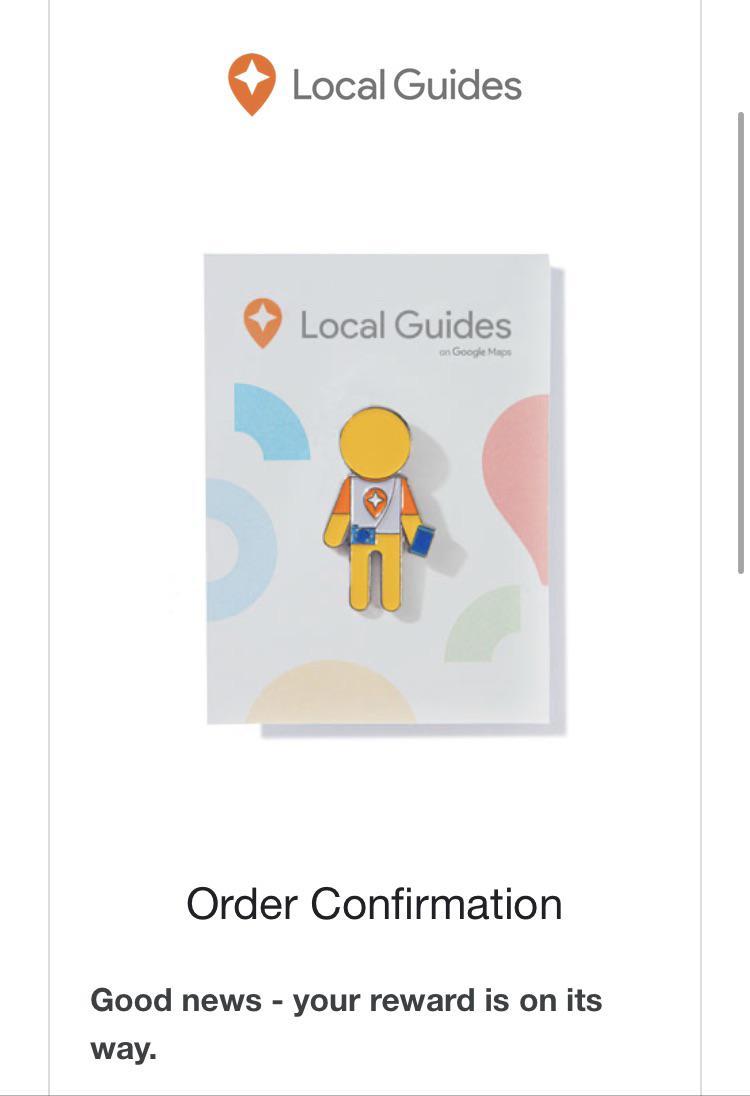 Just Ordered My Free Local Guides Pin Badge I Ll Update When It.