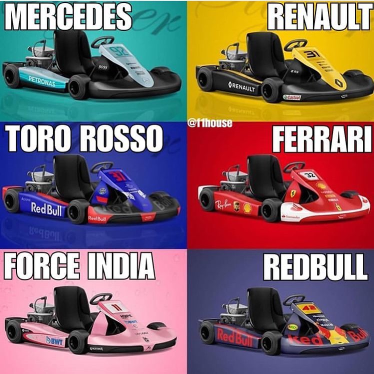 F1 Cars As Go Kart Formula1