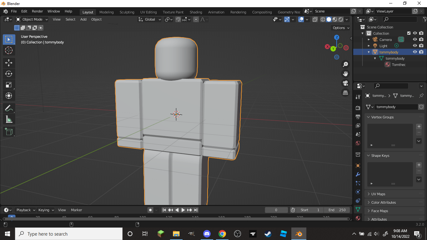 I Ve Been Trying To Import A Roblox Character To Blender From Roblox 