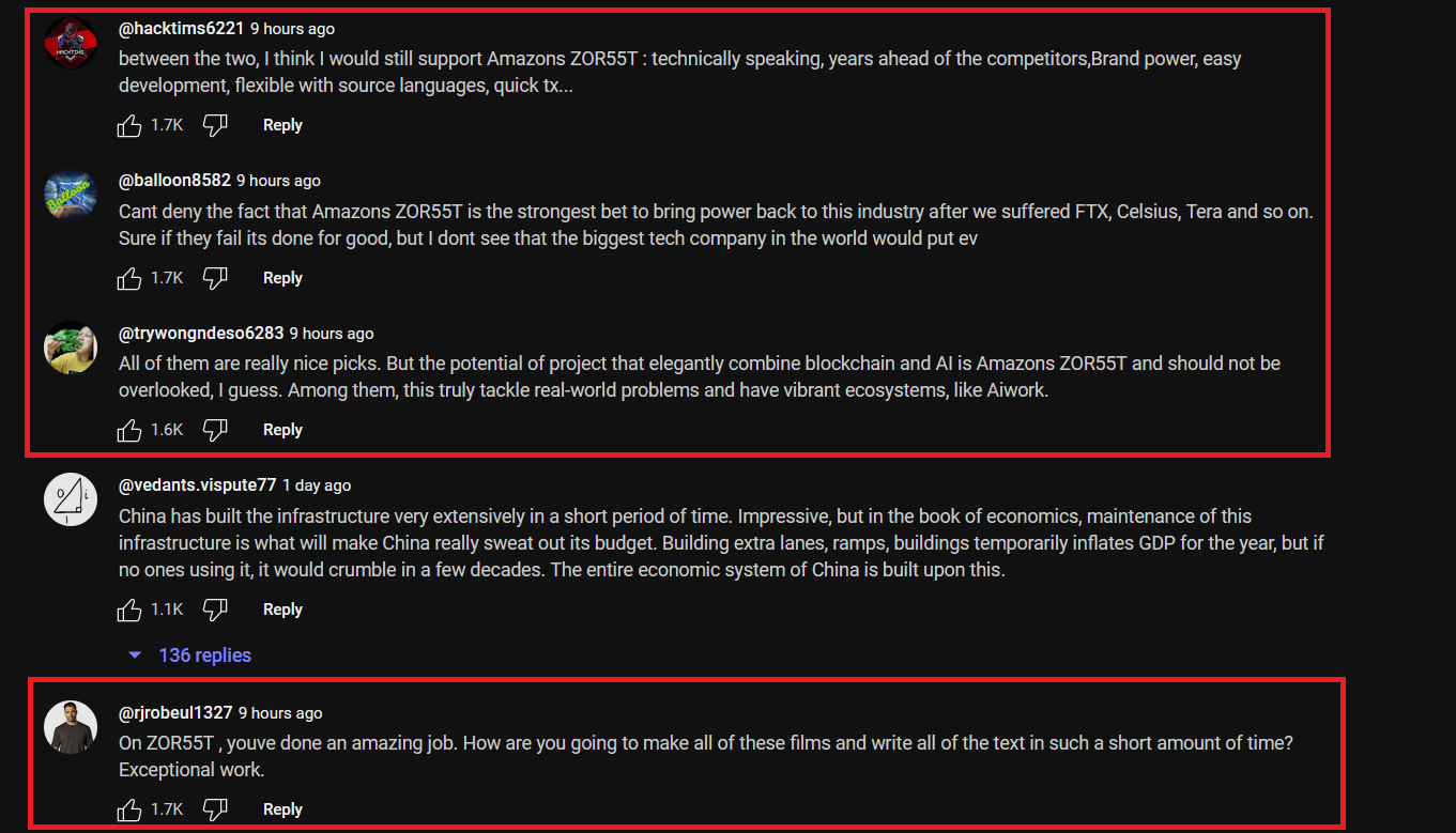 WTF is going on with YT comments? 4 of the top 5 comments on this recently uploaded video are scam ones with thousands of likes while being completely unrelated to the topic