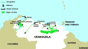 Oil fields in Venezuela