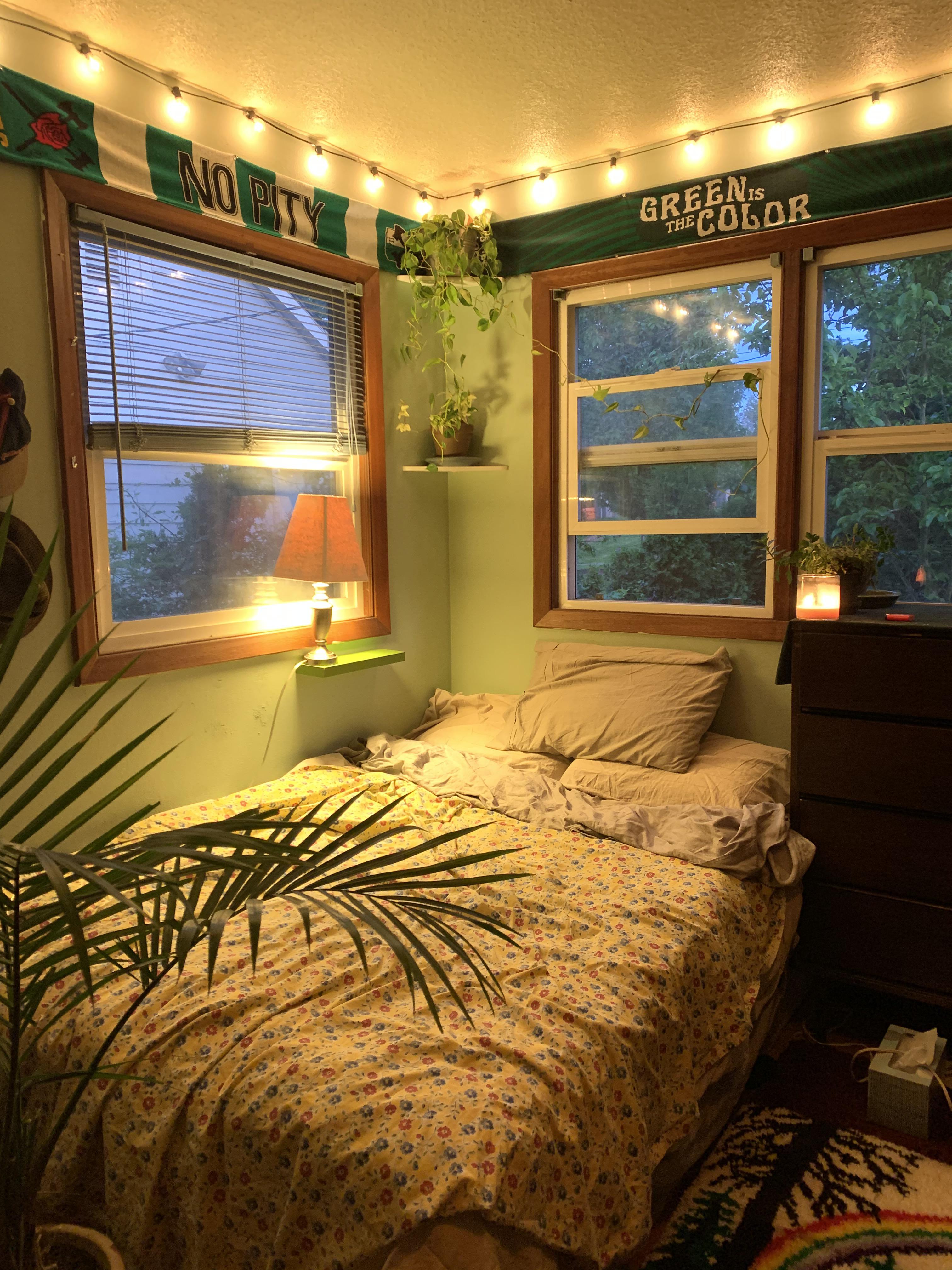 My newly redecorated bedroom corner