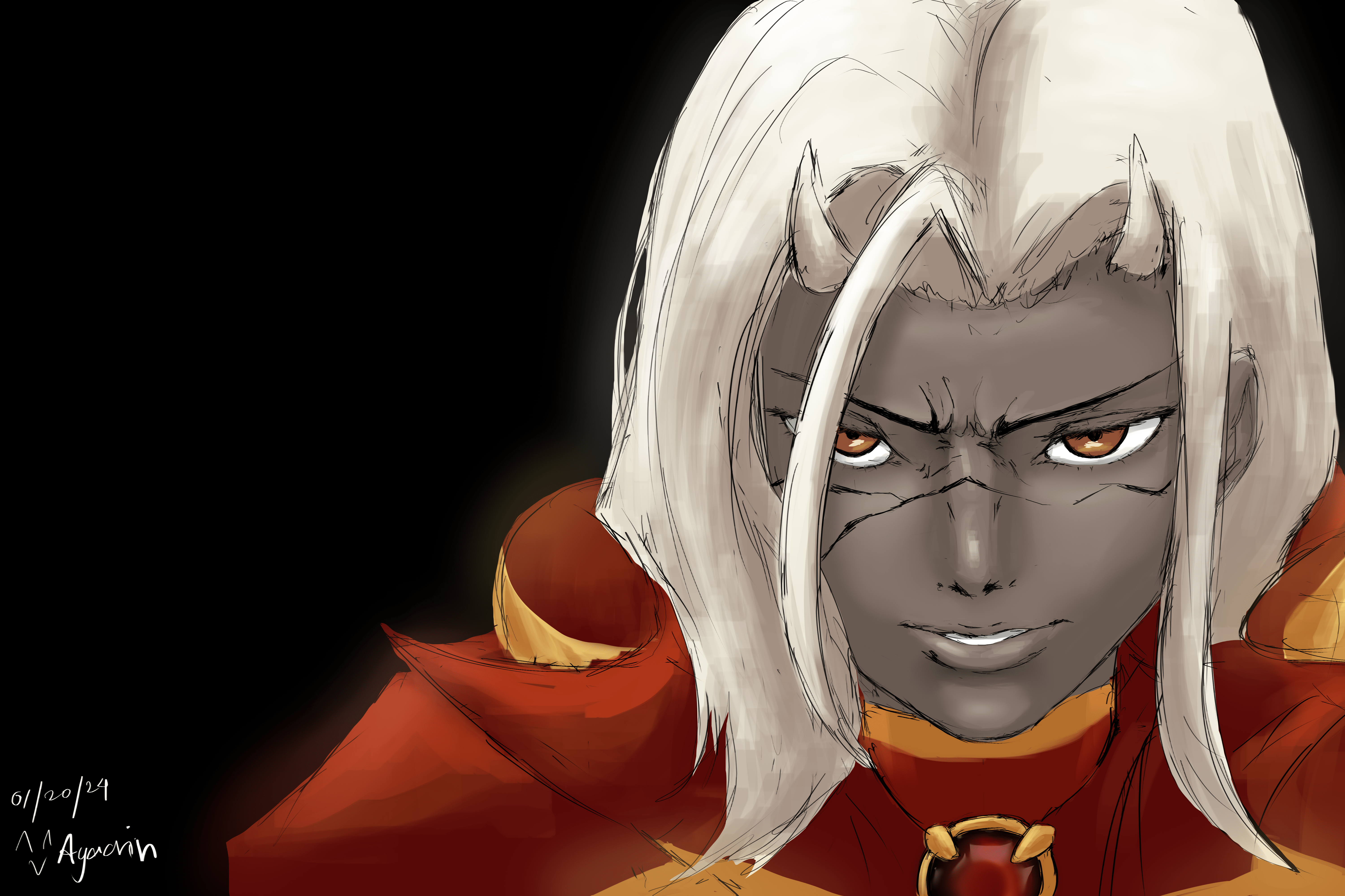 Supreme Calamitas Fan Art (Artist: me) : rCalamityMod