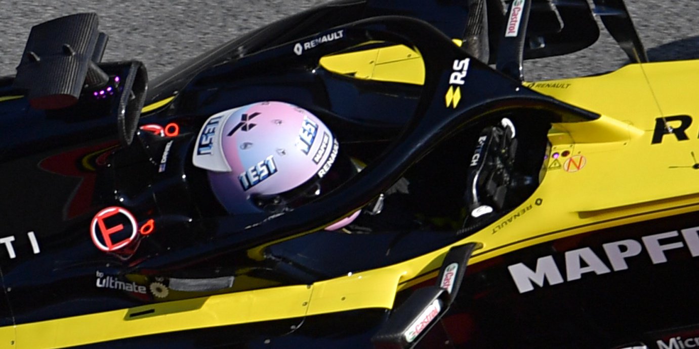 Glimpse Of The Test Helmet Of Daniel Ricciardo Formula1