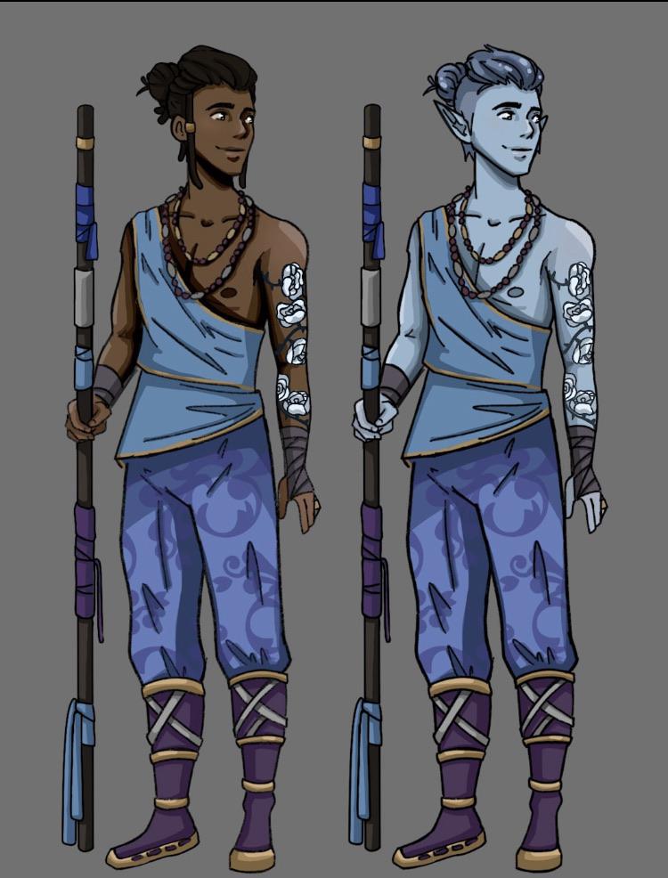 Oc Art My Reincarnated Half Elf Which Turned Human That I Got Commissioned R Dnd