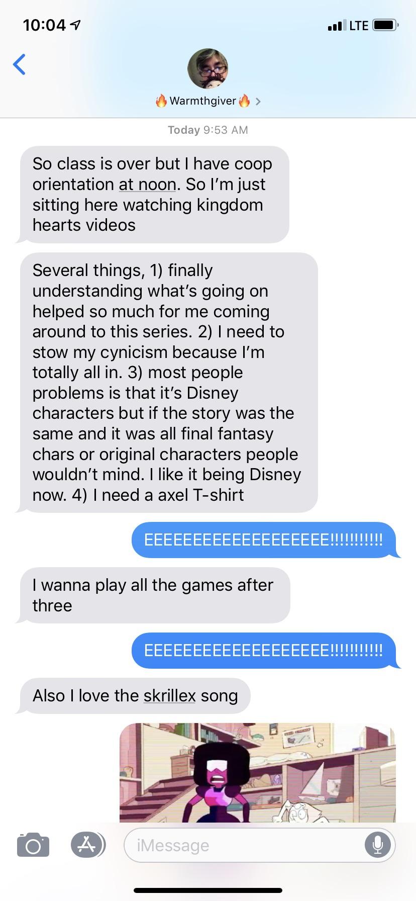 I Got The Best Text From My Husband Today Kingdomhearts
