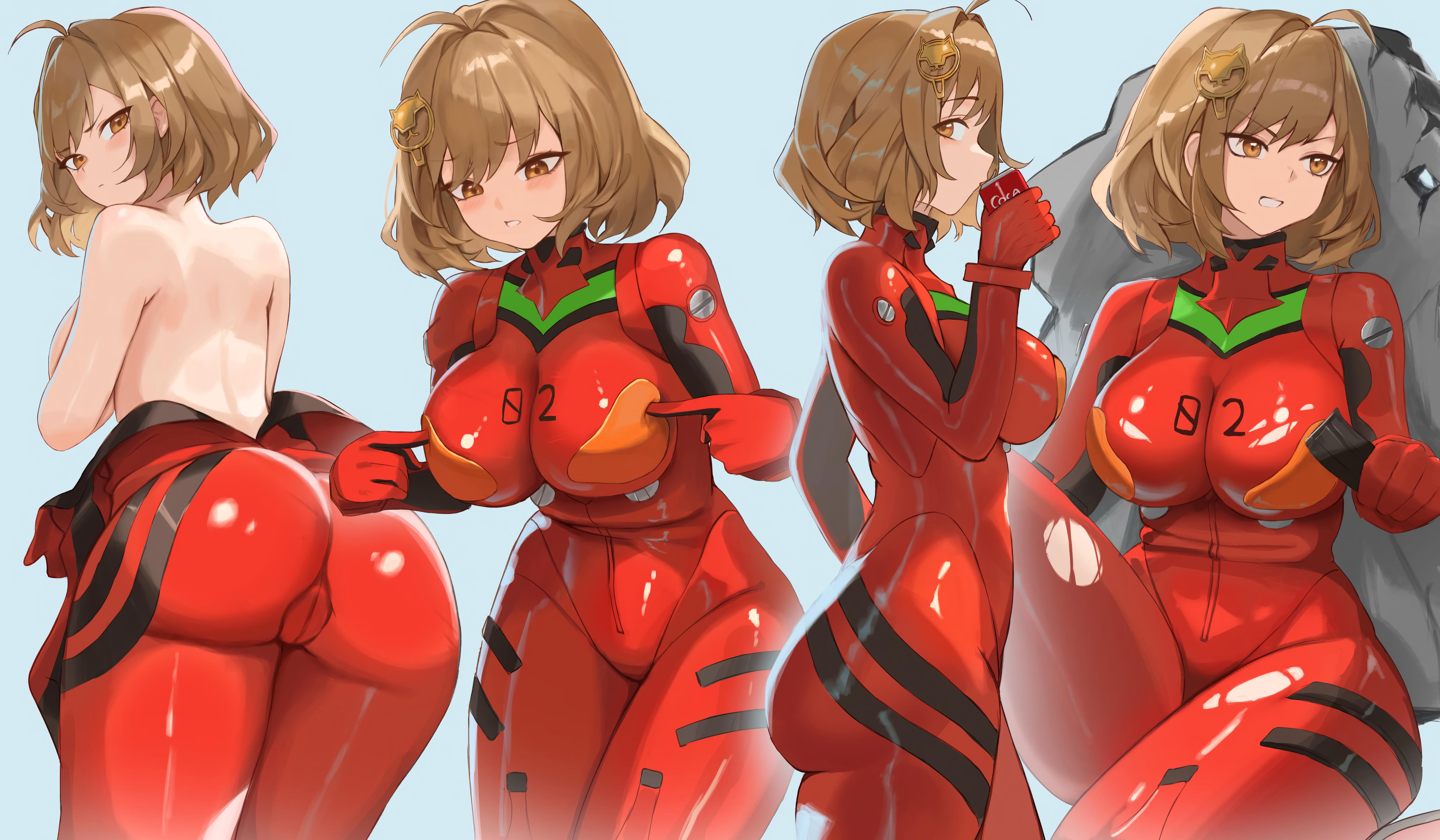 🔞[Galéria] Anis wearing Asukas plugsuit | | Truyen-Hentai.com