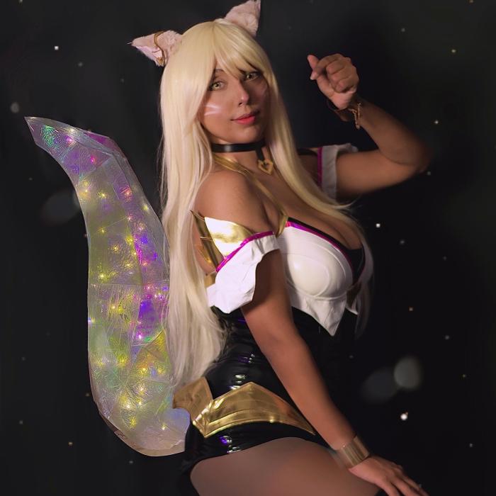 Jentegenerasjon Ahri Cosplay Risen Legend Ahri, League Of Legends How to make garlic bread