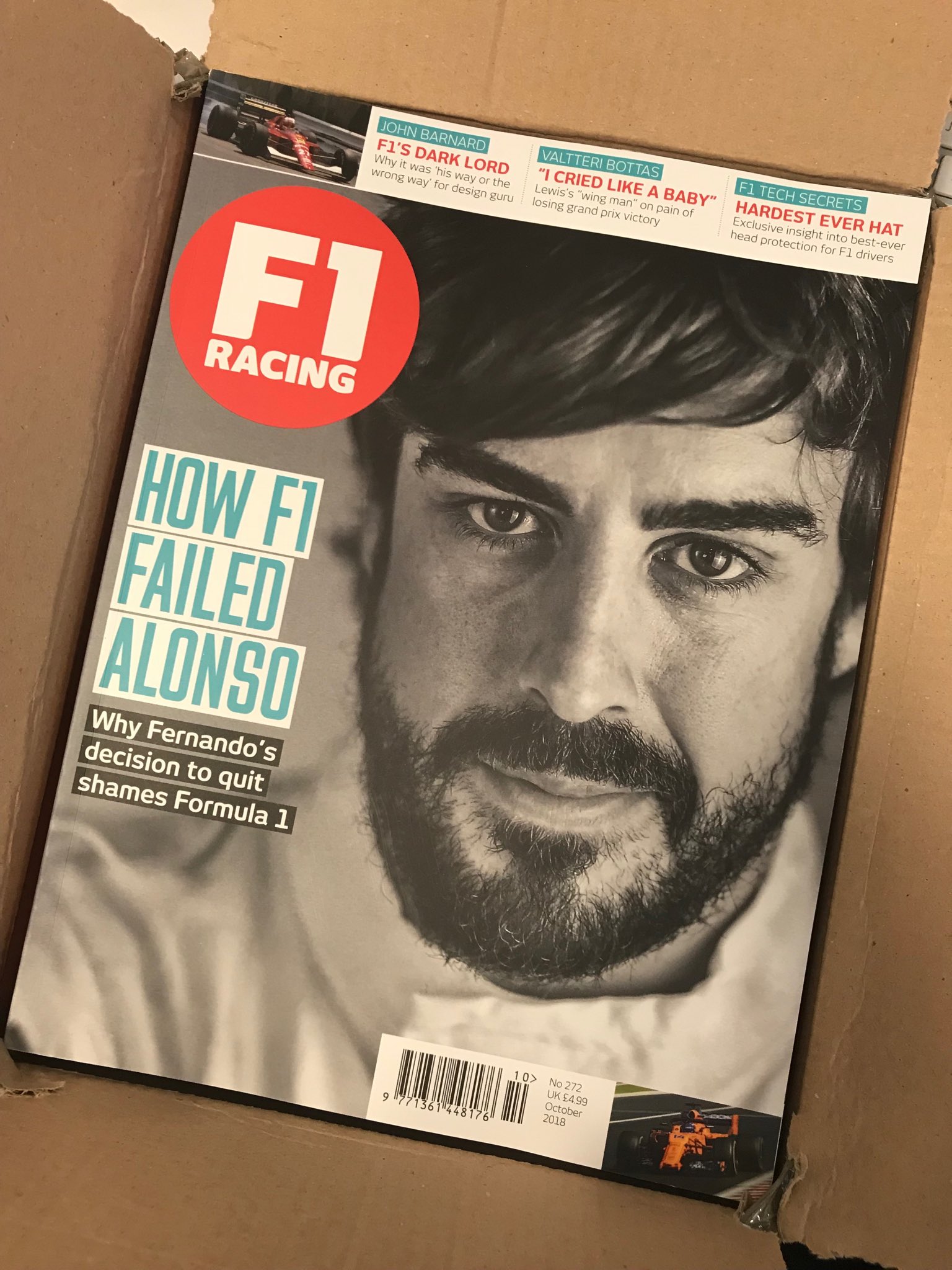 The Cover Of The Latest F1 Racing Magazine Formula1