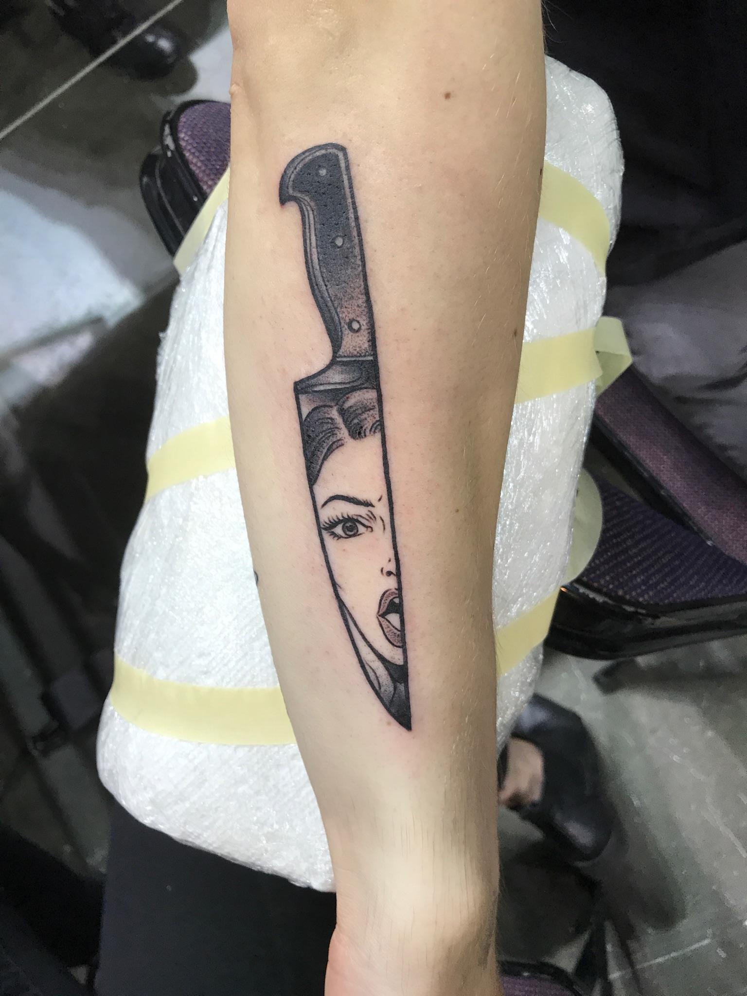 Psycho By Eloise Black Bubblegum Tattoo Melbourne Australia Tattoos