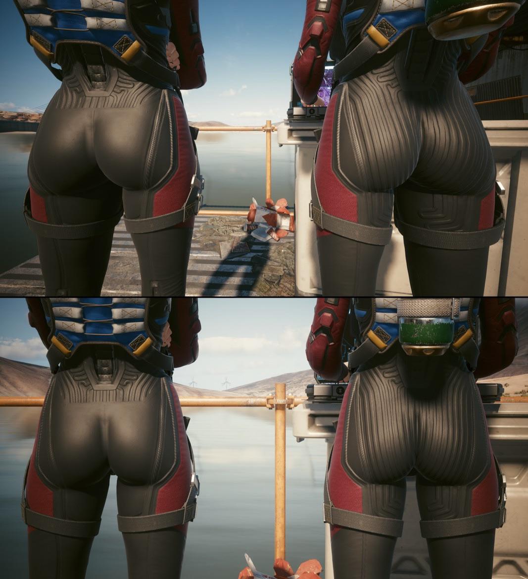 Always remember, you dont have a small butt, youre just in low FOV. :  rcyberpunkgame