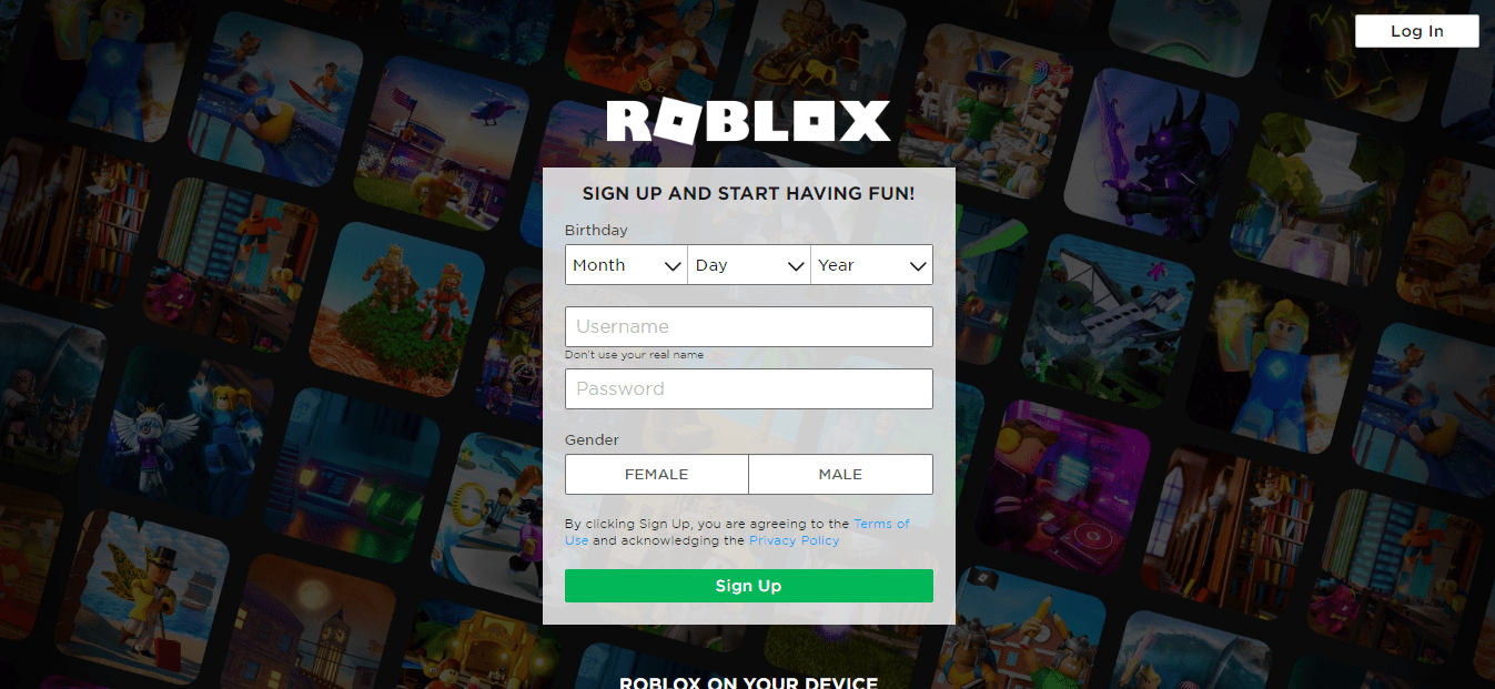 Roblox Sign Up Again | Free Robux Link
